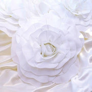 4 pcs 16" wide Artificial Large Roses Flowers for Wall Backdrop