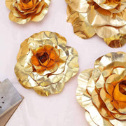 4 pcs 16" wide Artificial Large Roses Flowers for Wall Backdrop