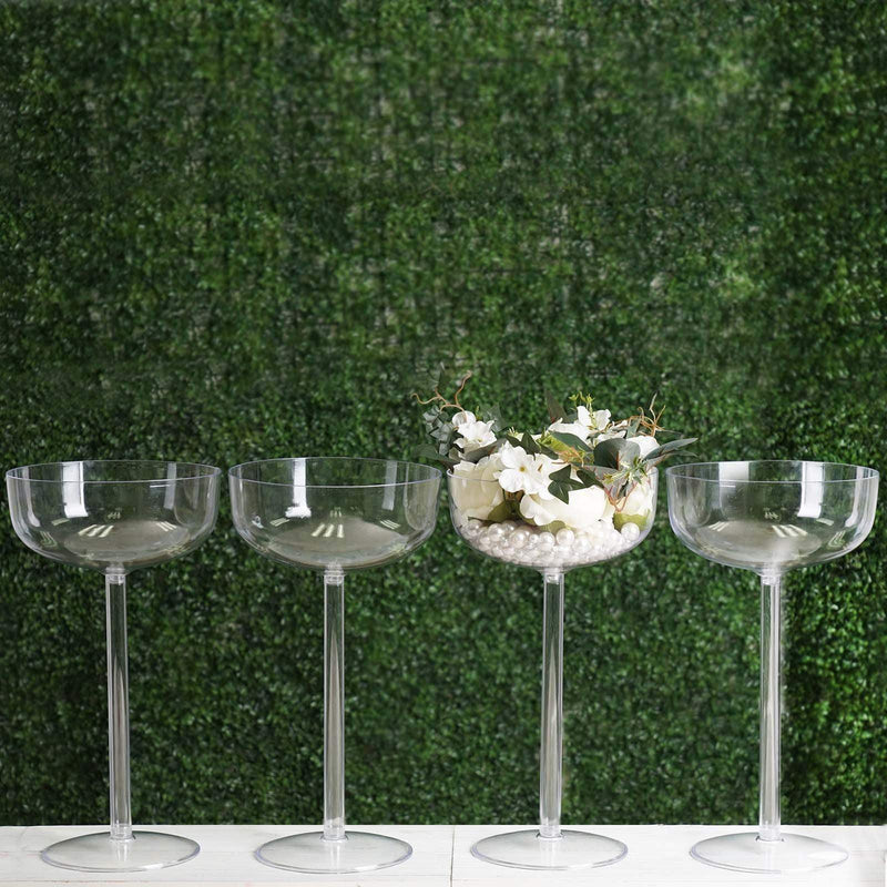 4 pcs 18" Big Plastic Vases Cups Wedding Centerpieces - Clear PROP_CUPK_001