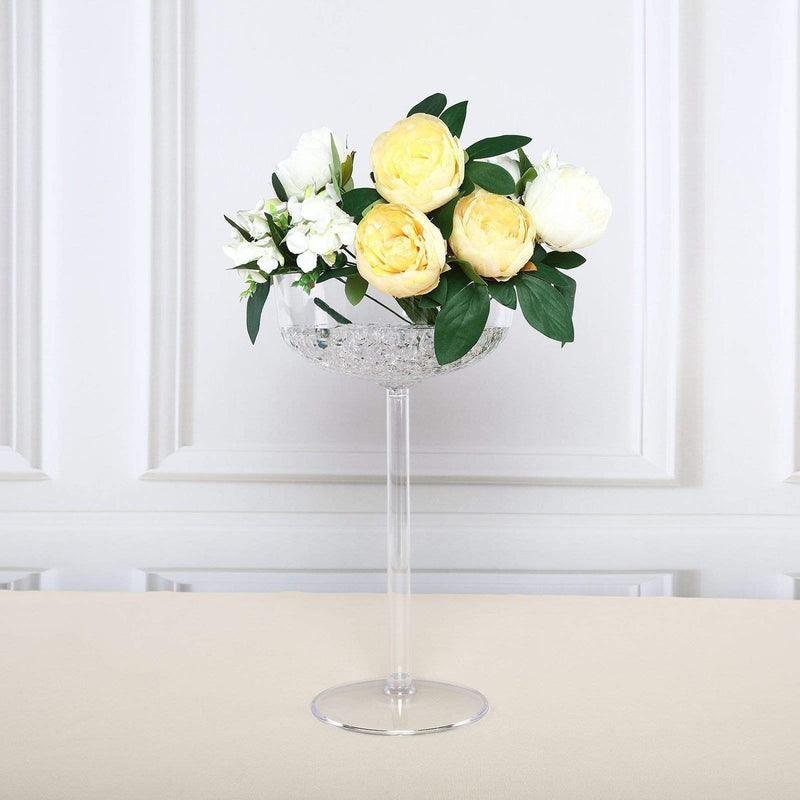 4 pcs 18" Big Plastic Vases Cups Wedding Centerpieces - Clear PROP_CUPK_001