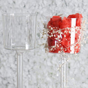 4 pcs 18" Small Plastic Vases Cups Wedding Centerpieces - Clear PROP_CUPK_004