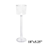 4 pcs 18" Small Plastic Vases Cups Wedding Centerpieces - Clear PROP_CUPK_004