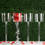 4 pcs 18" Small Plastic Vases Cups Wedding Centerpieces - Clear PROP_CUPK_004