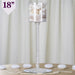 4 pcs 18" Small Plastic Vases Cups Wedding Centerpieces - Clear PROP_CUPK_004