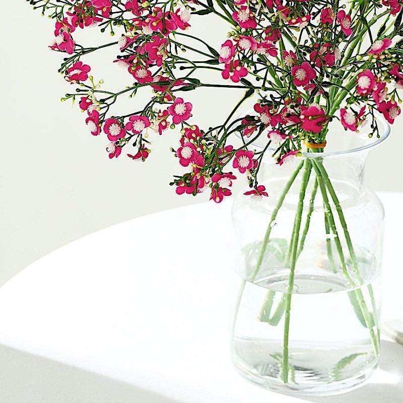 4 pcs 27" tall Silk Baby Breath Flowers Stem