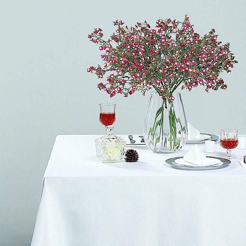 4 pcs 27" tall Silk Baby Breath Flowers Stem