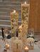4 pcs 28" tall Trumpet Glass Wedding Vases - Clear VASE_A8_28