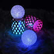 4 pcs 3" wide LED Orbs Battery Operated Ball Lights - Assorted LED_BALL11_3