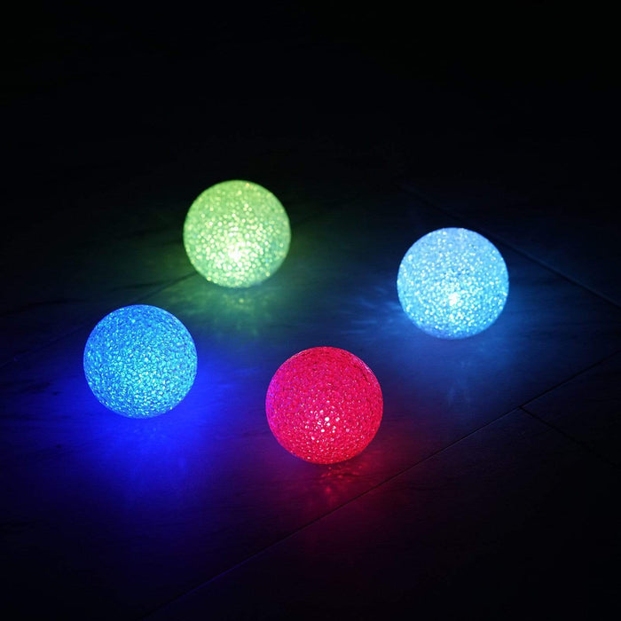 4 pcs 3" wide LED Orbs Battery Operated Ball Lights - Assorted LED_BALL11_3