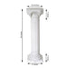 4 pcs 34" tall Adjustable Roman Decorative Columns Pedestal Stands - White PROP_ROMA_04