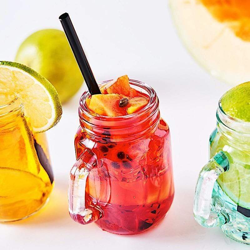 4 pcs 4 oz Glass Mason Mini Jars with Lids - Clear and Rose Gold GLAS_JAR03RG_CLR