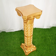 4 pcs 40" tall Adjustable Roman Decorative Columns Pedestal Stands - Gold PROP_ROMA_25