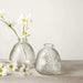 4 pcs 5" Round Egg Shaped Glass Flower Vases Centerpieces - Clear VASE_RND_005_CLR