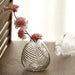 4 pcs 5" Round Egg Shaped Glass Flower Vases Centerpieces