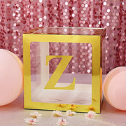 4 pcs 5" tall Letters Stickers Backdrop Decorations - Gold