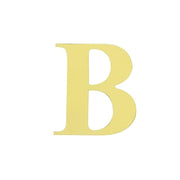 4 pcs 5" tall Letters Stickers Backdrop Decorations - Gold PAP_001_5_GOLD_B
