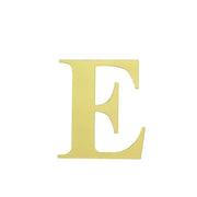 4 pcs 5" tall Letters Stickers Backdrop Decorations - Gold Letter E PAP_001_5_GOLD_E