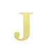 4 pcs 5" tall Letters Stickers Backdrop Decorations - Gold PAP_001_5_GOLD_J