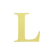 4 pcs 5" tall Letters Stickers Backdrop Decorations - Gold PAP_001_5_GOLD_L