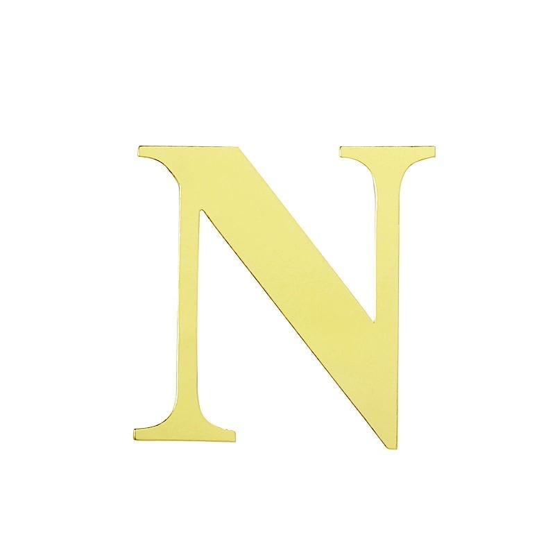 4 pcs 5" tall Letters Stickers Backdrop Decorations - Gold PAP_001_5_GOLD_N