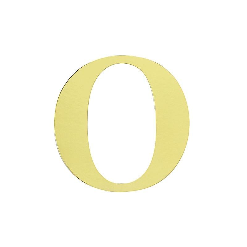 4 pcs 5" tall Letters Stickers Backdrop Decorations - Gold PAP_001_5_GOLD_O