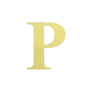 4 pcs 5" tall Letters Stickers Backdrop Decorations - Gold PAP_001_5_GOLD_P