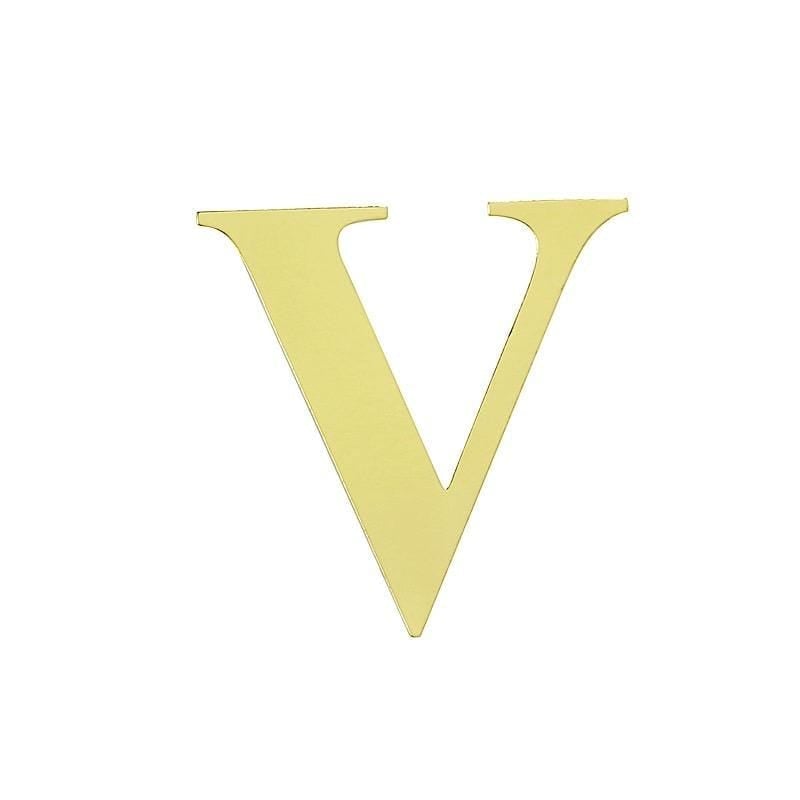 4 pcs 5" tall Letters Stickers Backdrop Decorations - Gold PAP_001_5_GOLD_V