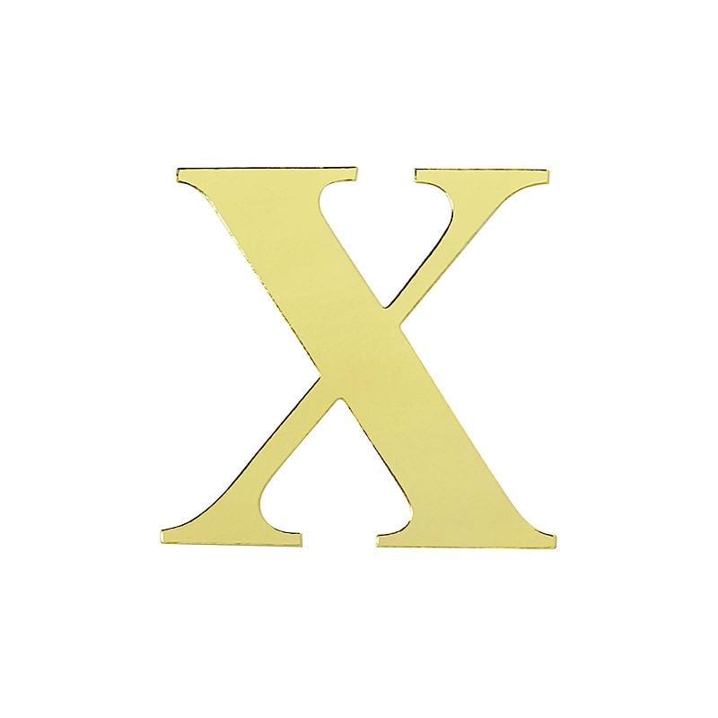 4 pcs 5" tall Letters Stickers Backdrop Decorations - Gold PAP_001_5_GOLD_X