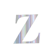 4 pcs 5" tall Letters Stickers Backdrop Decorations - Iridescent PAP_001_5_ABW_Z