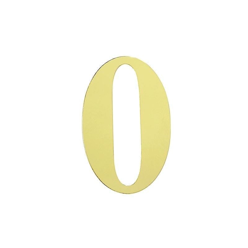 4 pcs 5" tall Numbers Stickers Backdrop Decorations - Gold PAP_001_5_GOLD_0