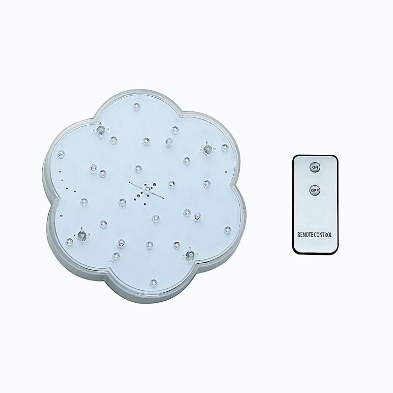 4 pcs 6" LED Vase Lights with Remote Control - White LED_RMT03_WHT