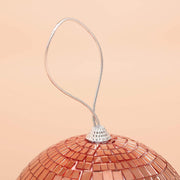 4 pcs 6" wide Glass Mirror Disco Balls Ornaments