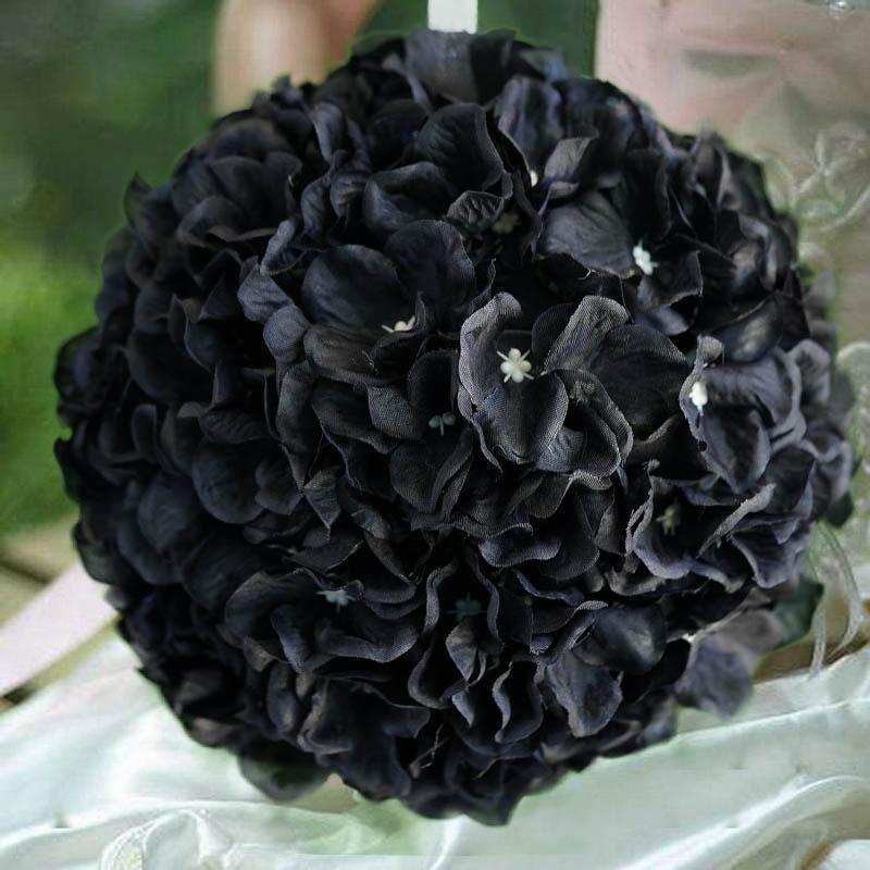 4 pcs 7" Hydrangea Kissing Flower Balls