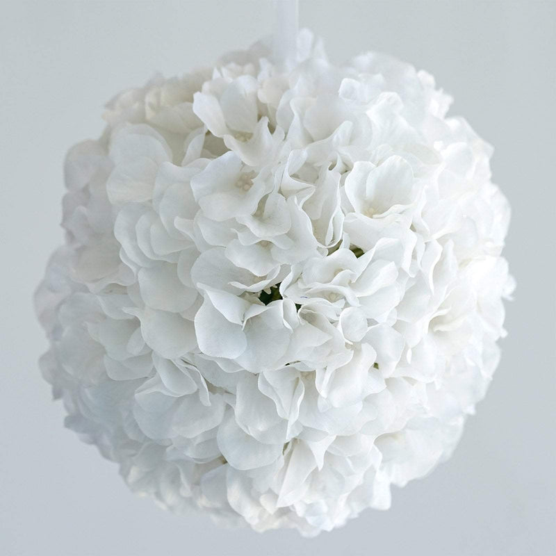 4 pcs 7" Hydrangea Kissing Flower Balls