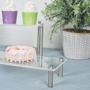 4 pcs Acrylic Cupcake Holders Dessert Stands Organizer Racks