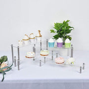 4 pcs Acrylic Cupcake Holders Dessert Stands Organizer Racks
