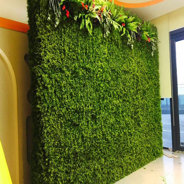 Faux Greenery Foliage Backdrop, Greenery Wall Bathroom, Artificial