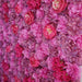 4 pcs Assorted Silk Flowers Wall Backdrop Panels