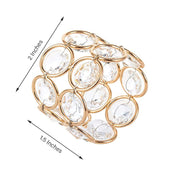 4 pcs Crystal Design Napkin Rings Set