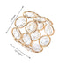 4 pcs Crystal Design Napkin Rings Set