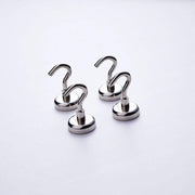 4 pcs Hanging Metal Magnetic Hooks - Silver TOOL_HOOK01_M