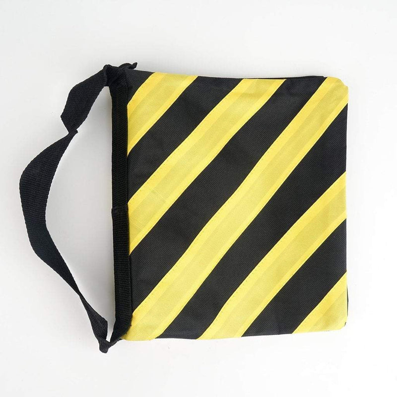4 pcs Heavy Duty Sand Weight Saddle Bag for Photo Backdrops - Black and Yellow BKDP_SBAG01_026