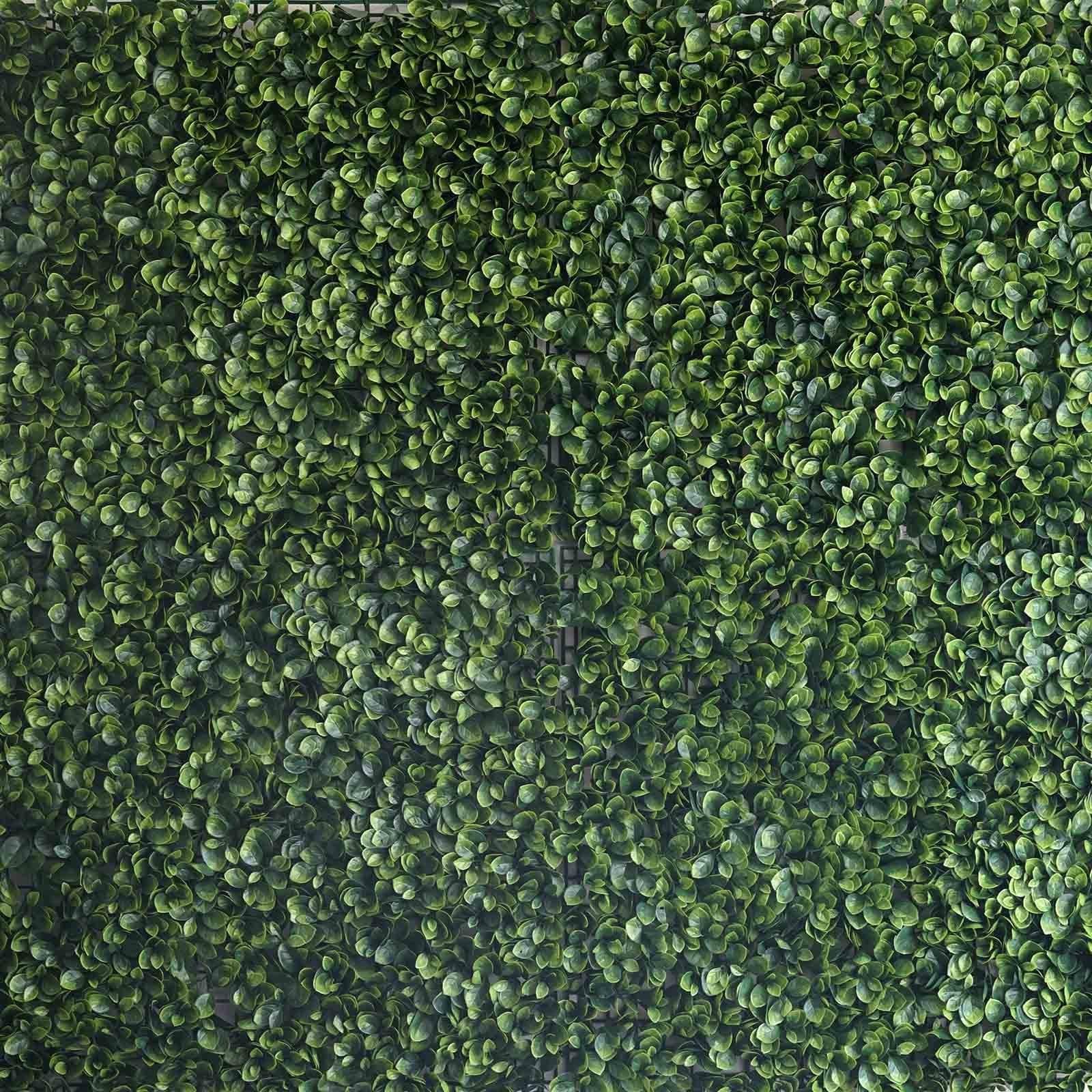 4 pcs Large Boxwood Leaves Wall Backdrop Panels 11 sq ft - Green ARTI_5062_GRN_05