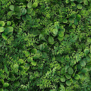 4 pcs Medium Boxwood and Fern Leaves Wall Backdrop Panels 11 sq ft - Green ARTI_5062_GRN_26