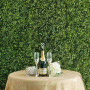 4 pcs Medium Boxwood and Fern Leaves Wall Backdrop Panels 11 sq ft - Green ARTI_5062_GRN_26