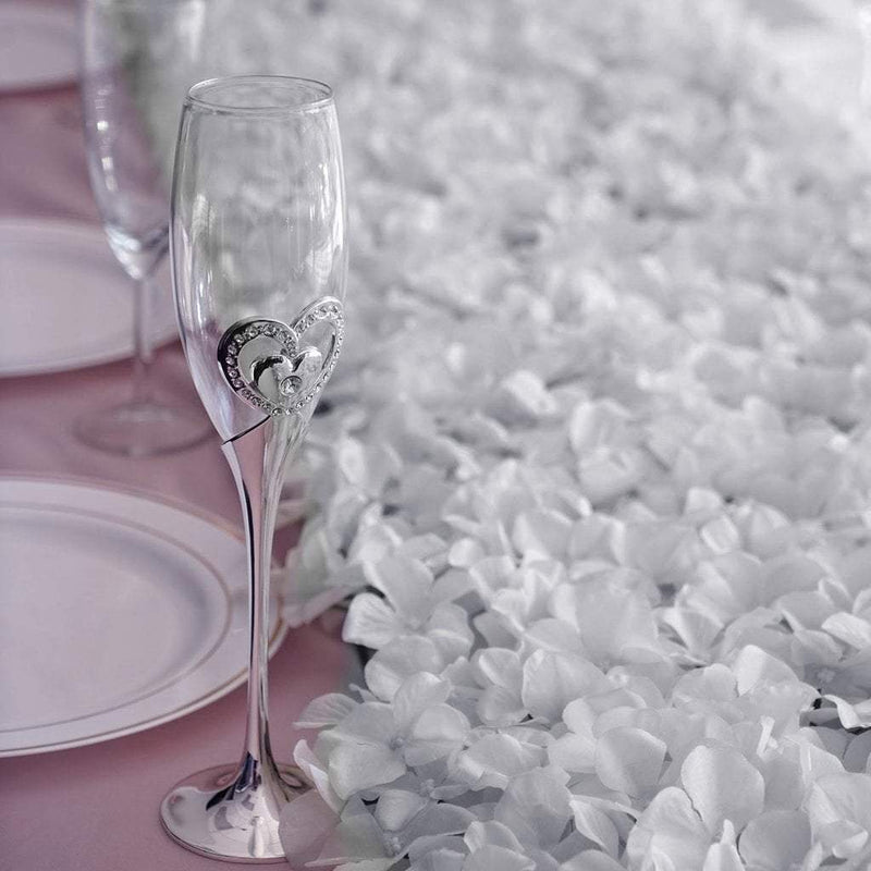 4 pcs Silk Hydrangea Flowers Wall Backdrop Panels