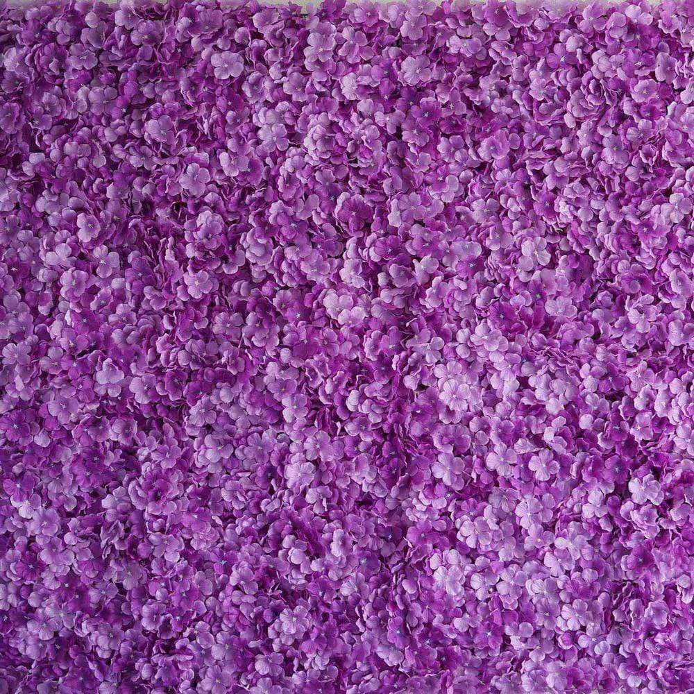 4 pcs Silk Hydrangea Flowers Wall Backdrop Panels