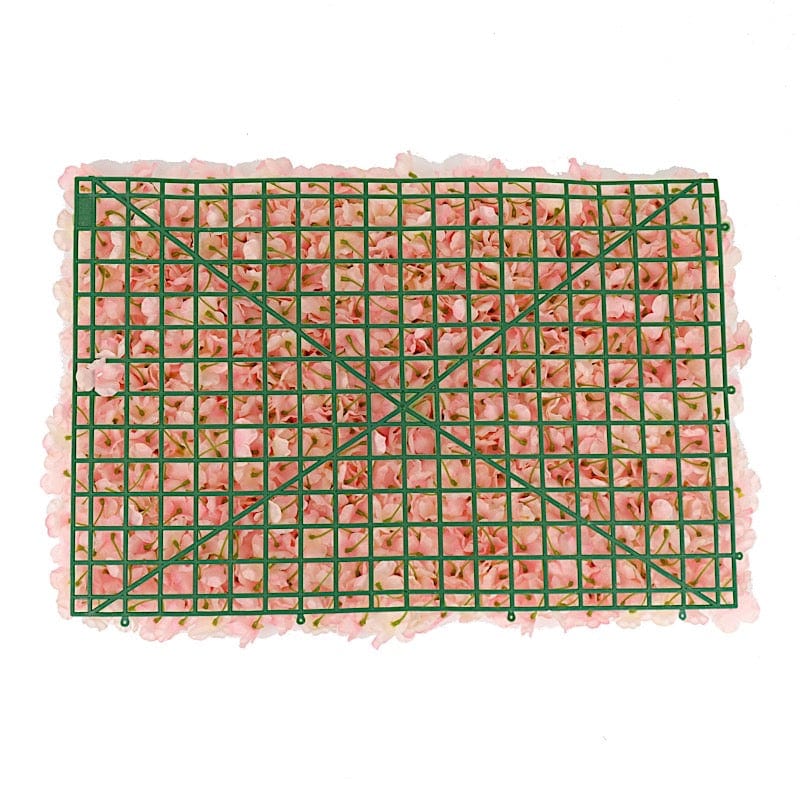 4 pcs Silk Hydrangea Flowers Wall Backdrop Panels