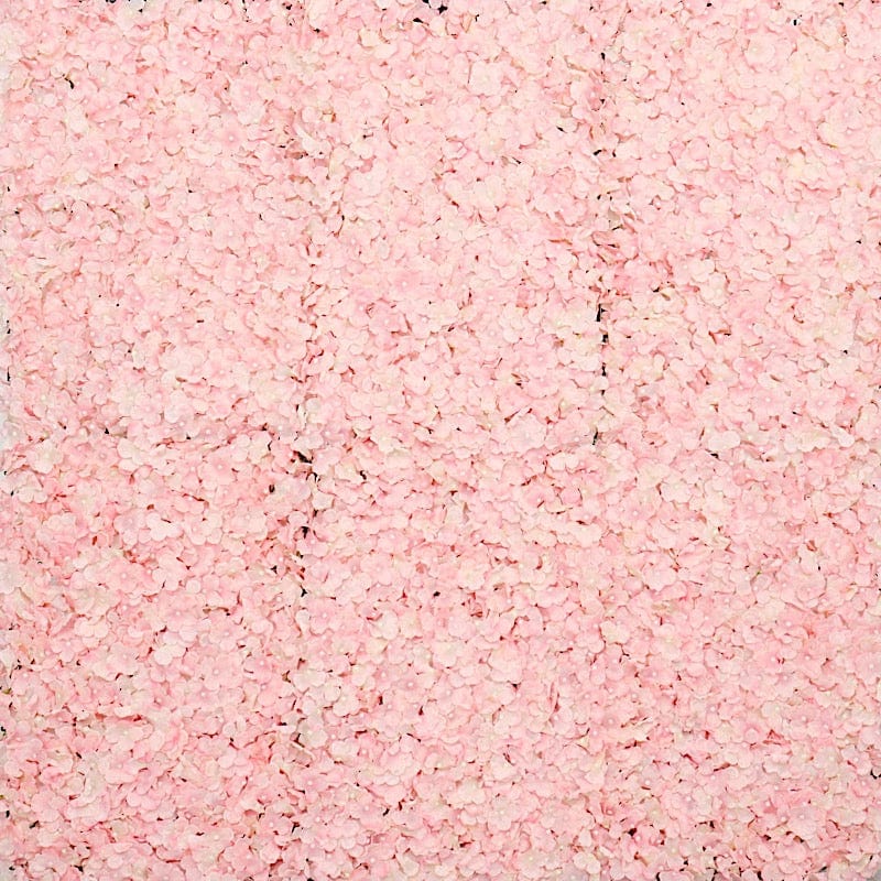 4 pcs Silk Hydrangea Flowers Wall Backdrop Panels