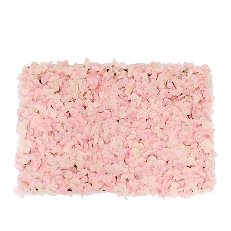 4 pcs Silk Hydrangea Flowers Wall Backdrop Panels